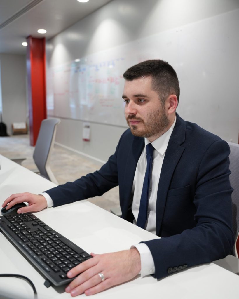 Candid Photo of Toby Clench