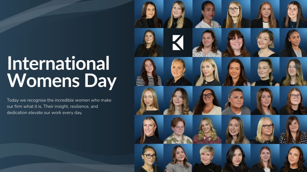International Women's Day Blog image highlighting the women that make this firm what it is!
