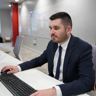 Candid Photo of Toby Clench